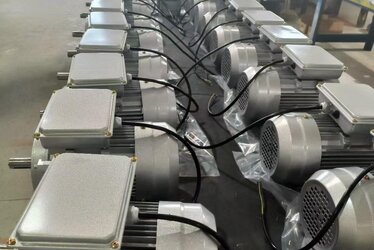 Motors with frequency converters (for conveyors, sieves, pumps, etc.) - DRG MOTOR,
