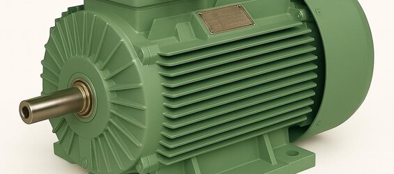90 kW (125 HP) 3000 RPM Cast Iron Electric Motor - DRG MOTOR,