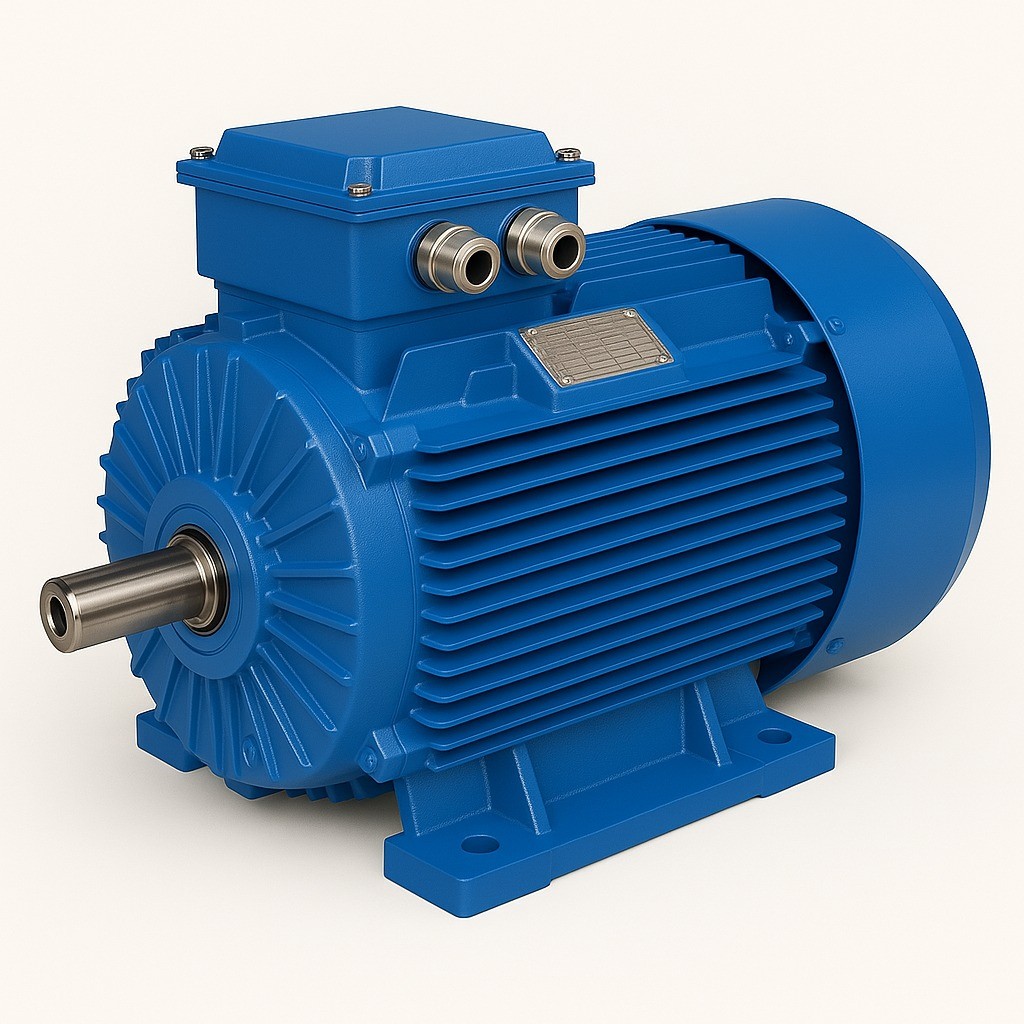 355 kW (485 HP) 1500 d/d IE3 Pik Döküm Trifaze Elektrik Motoru - DRG MOTOR,