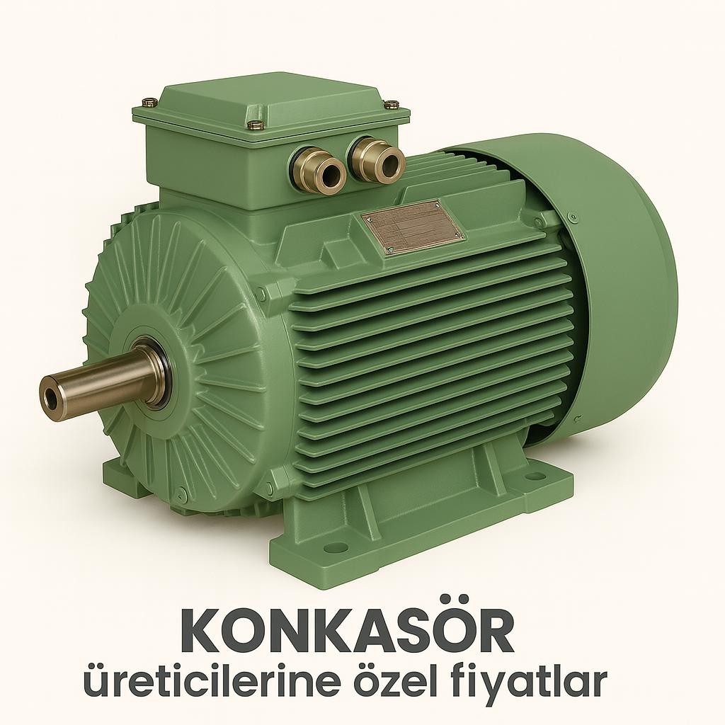 132 kW 180 HP 1000 d/d IE4 Pik Döküm Gövdeli Elektrik Motoru - DRG MOTOR,