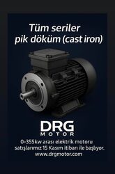 IE3, IE4 and IE5 Class Energy Saving Cast Iron Motors, DRG MOTOR,