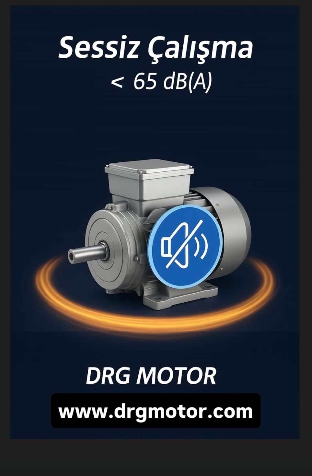 Düşük Gürültülü ve Yüksek Torklu DRG Elektrik Motorları,