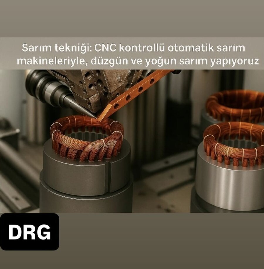 DRG MOTOR – Enerji Verimliliğinde Zirve: IE4 kW DRG Elektrik Motorları,