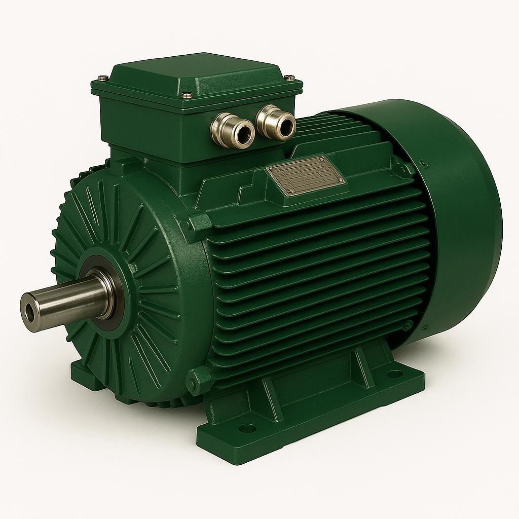 3 Fazlı Asenkron Motorlar: Pik Döküm Gövde ve Yüksek kW