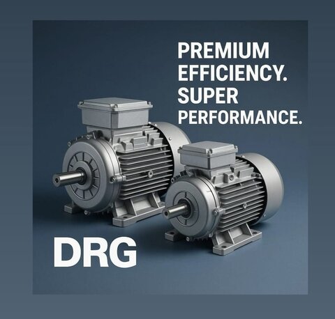 Industrial DRG Electric Motors for Production Lines,