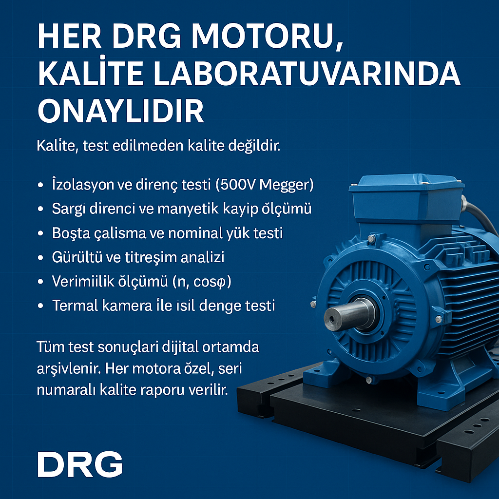Madencilik Ekipmanlarına Uygun Güçlü DRG Elektrik Motorları,