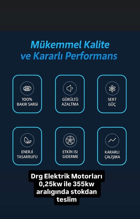 The Power of the Industry Comes from DRG ELECTRIC MOTORS,