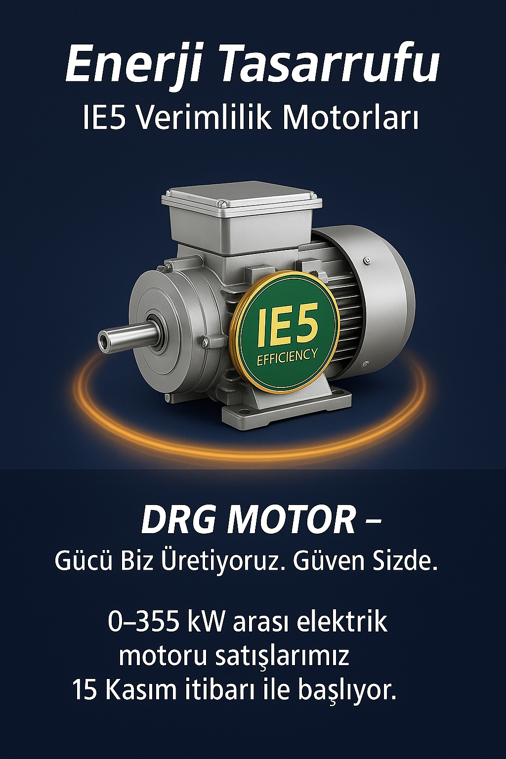 Taş Kırma Tesisleri ve Konkasör Tesisleri için DRG ELEKTRİK MOTORLARI,