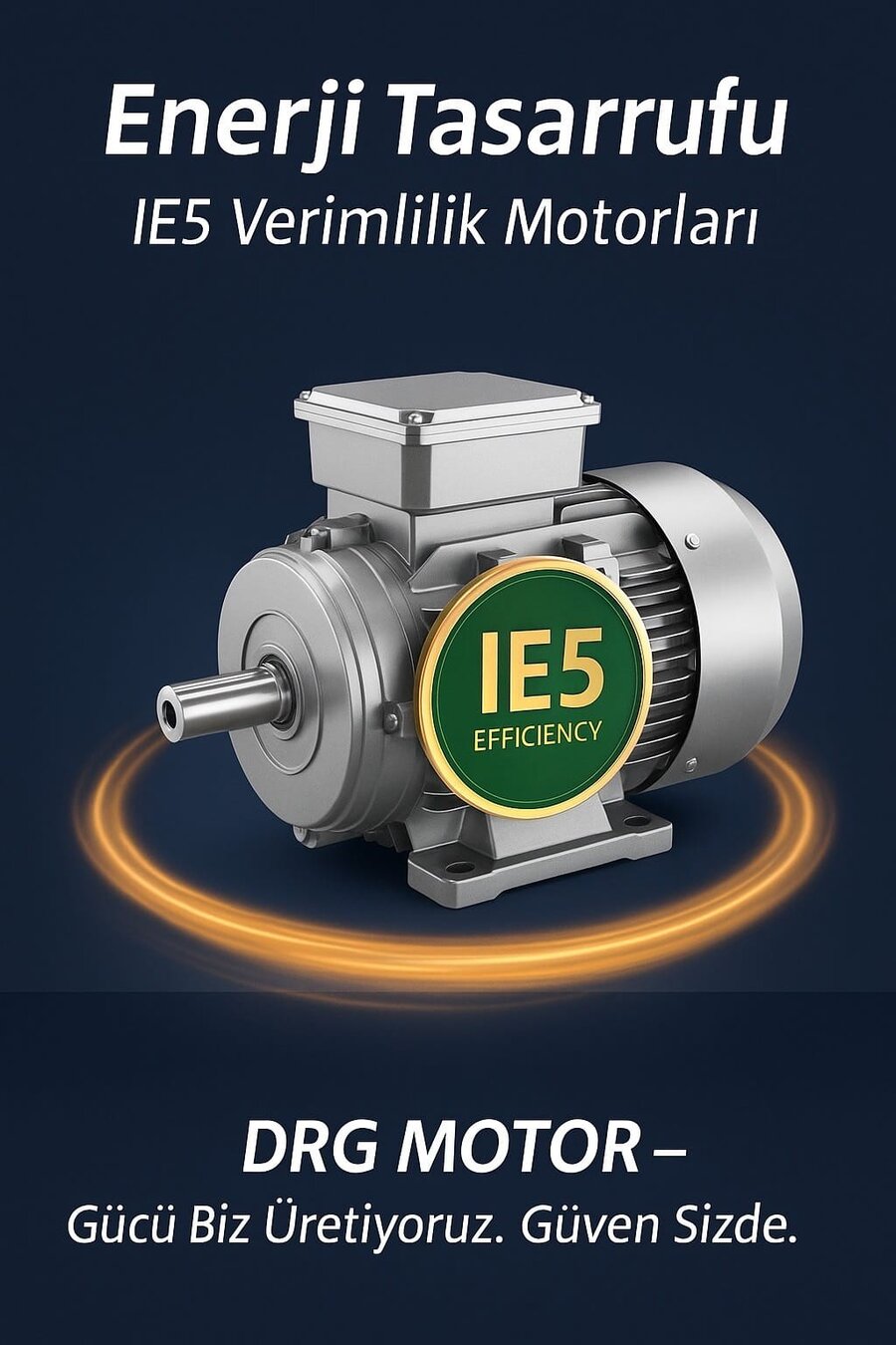 Düşük - Yüksek kW Yeni Nesil Elektrik Motoru