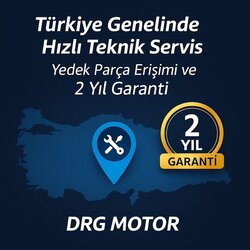 New Generation 15 kW 1500 RPM DRG Electric Motor