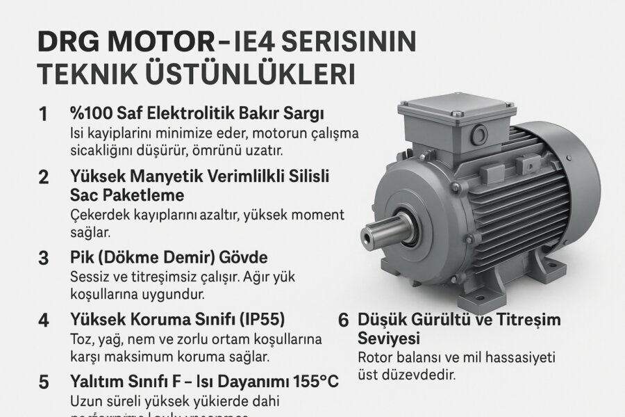 DRG Elektrik Motor Fiyatları