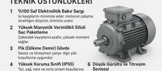 Sanayi Tipi Elektrik Motorları & DRG ELEKTRİK MOTORLARI,