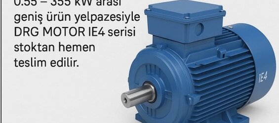 Yüksek Verimli DRG Elektrik Motorları - DRG Motor
