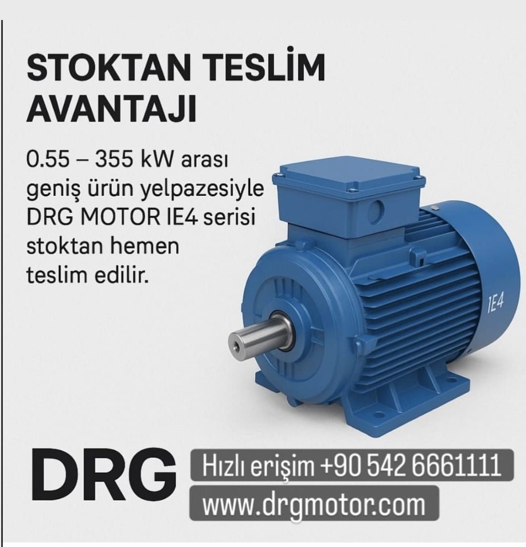 Yüksek Verimli DRG Elektrik Motorları - DRG Motor